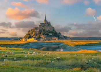 Normandie mit Mont St. Michel